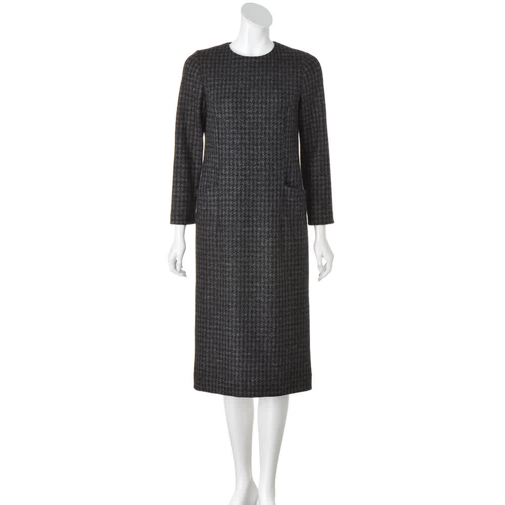 イタリア素材 千鳥格子柄 ワンピース 通販 - ディノス