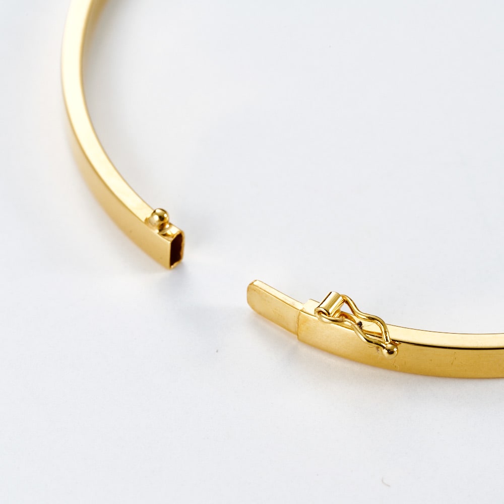 ちいたん】K18フープバングル ちいたん】K18フープバングル ちいたん様