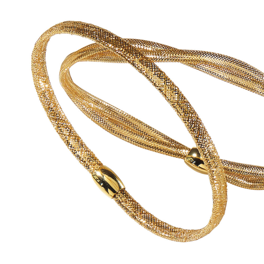 K18 メッシュバングル（イタリア製） 通販 - ディノス