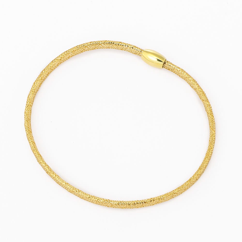 K18 メッシュバングル（イタリア製） 通販 - ディノス