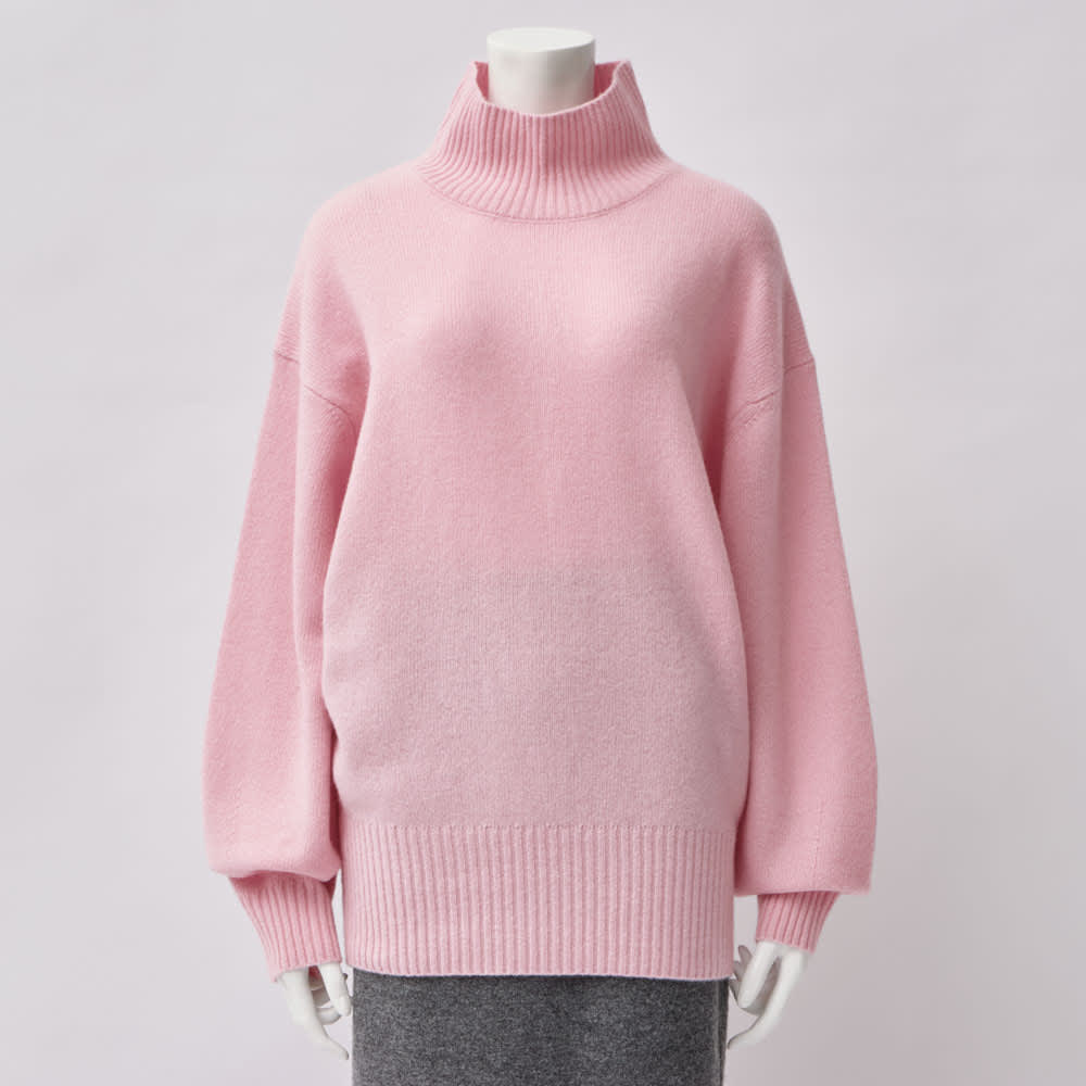 ウールカシミヤ ハイネック ニットプルオーバー 通販 - ディノス