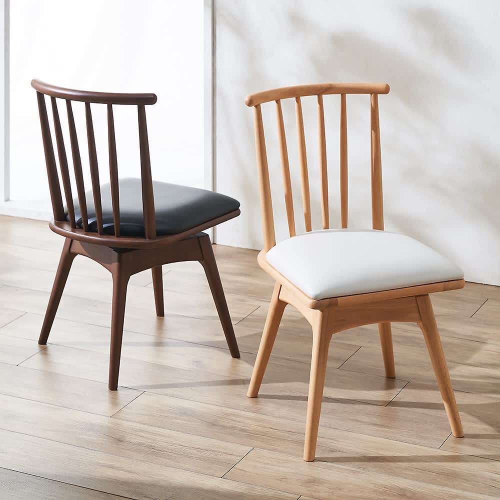 レンタル商品】回転式ダイニングチェア 2脚セット 通販 - ディノス