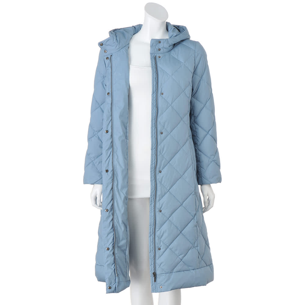 フェイクファー付き ロングダウンコート 通販 - ディノス