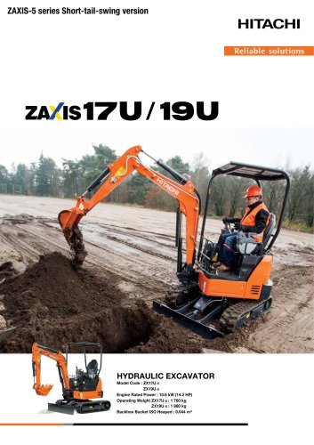 ZX17U-5 / ZX19U-5 - Hitachi Construction Machinery Europe - PDF