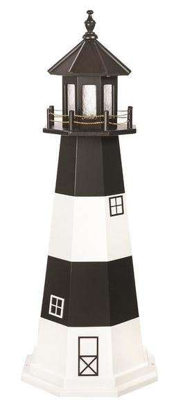 Solar Wooden Garden Lighthouse by Dutchcrafters Amish Furniture