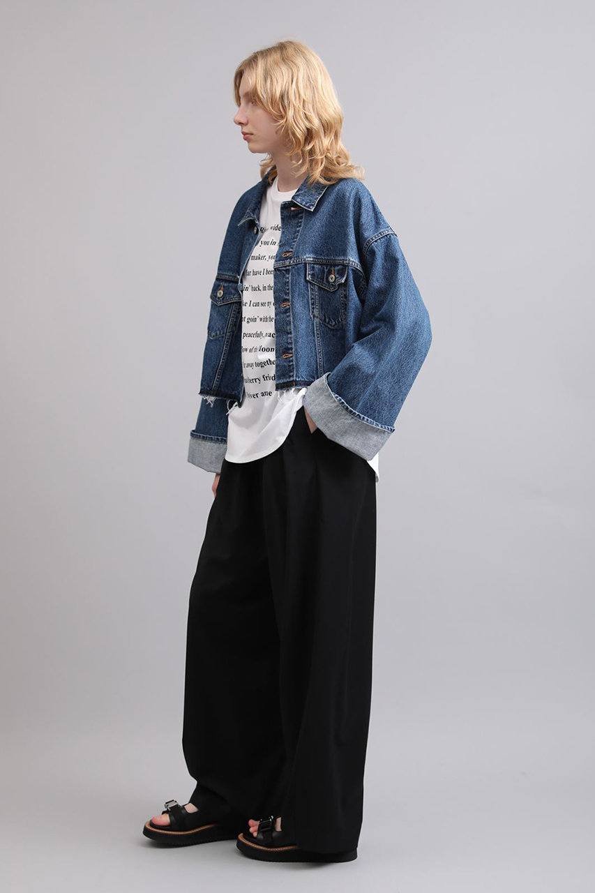 SACRA(サクラ)｜オーセンティックデニムジャケット/ネイビー の通販