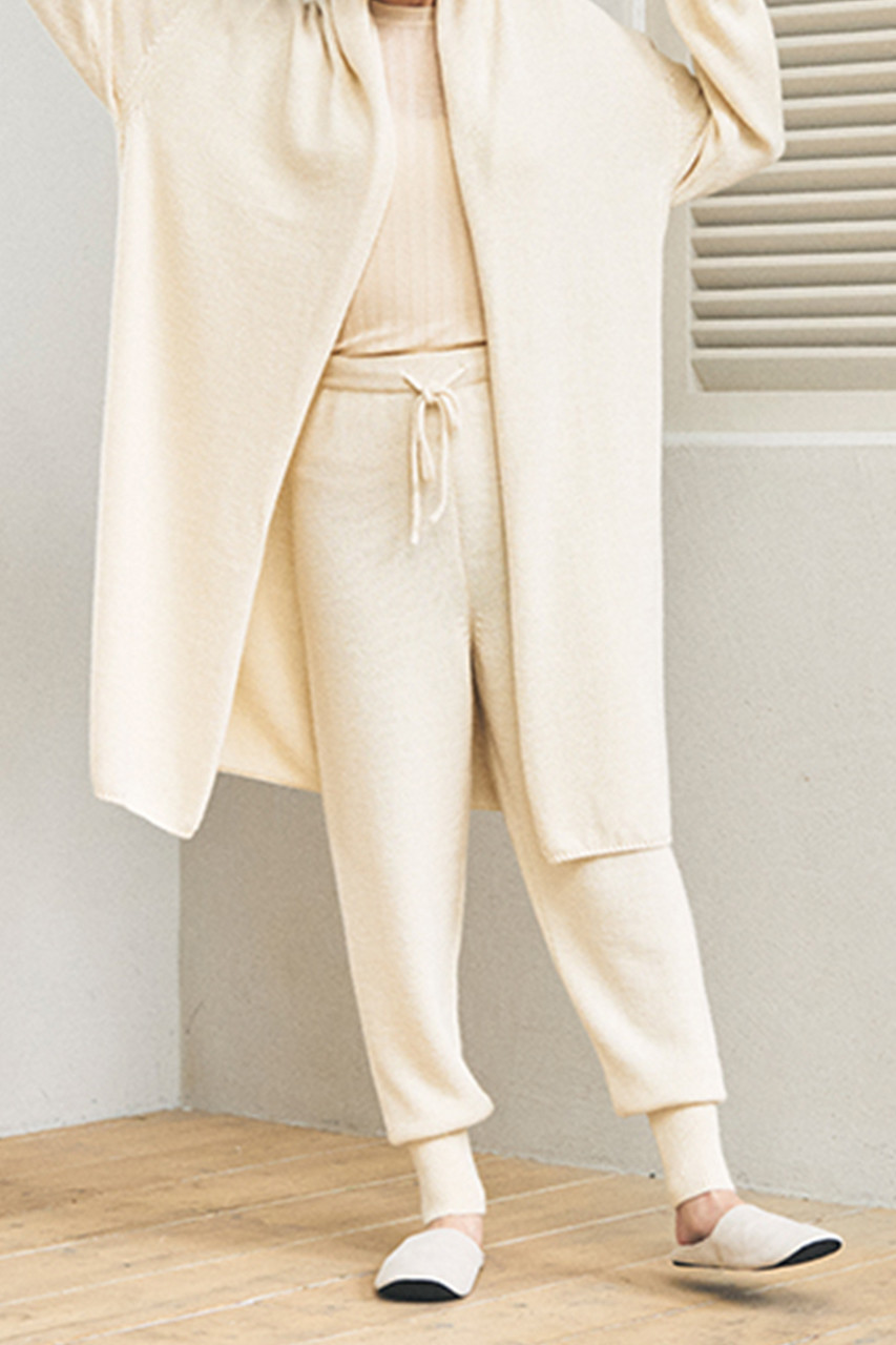 PRISTINE(プリスティン)｜アルパカニットパンツ/ナチュラル の通販