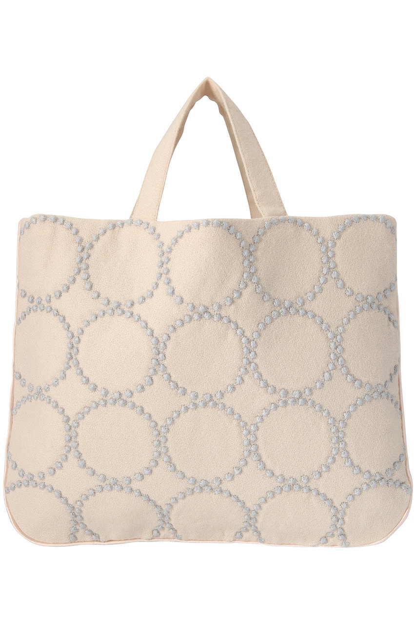 ミナペルホネンtambourineタンバリンDグリーン×クリーム/牛革A4トート