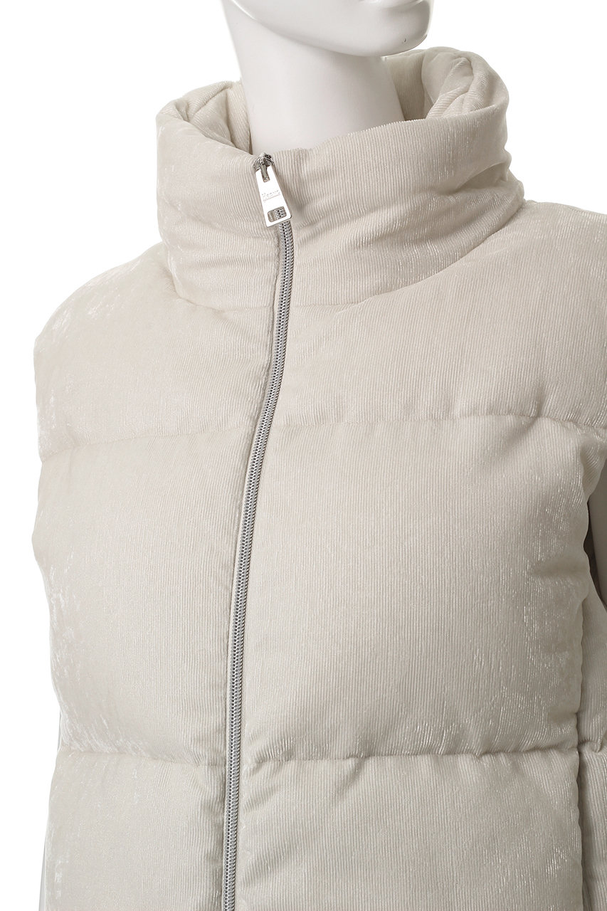 HERNO(ヘルノ)｜ブライト コーデュロイ ベスト/アイボリー の通販