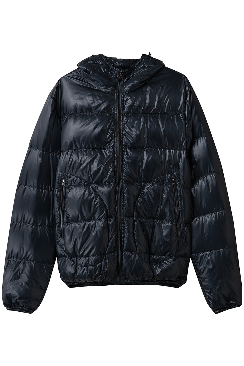 HERNO(ヘルノ)｜【MEN】はっ水ナイロン ライトダウンブルゾン/ネイビー