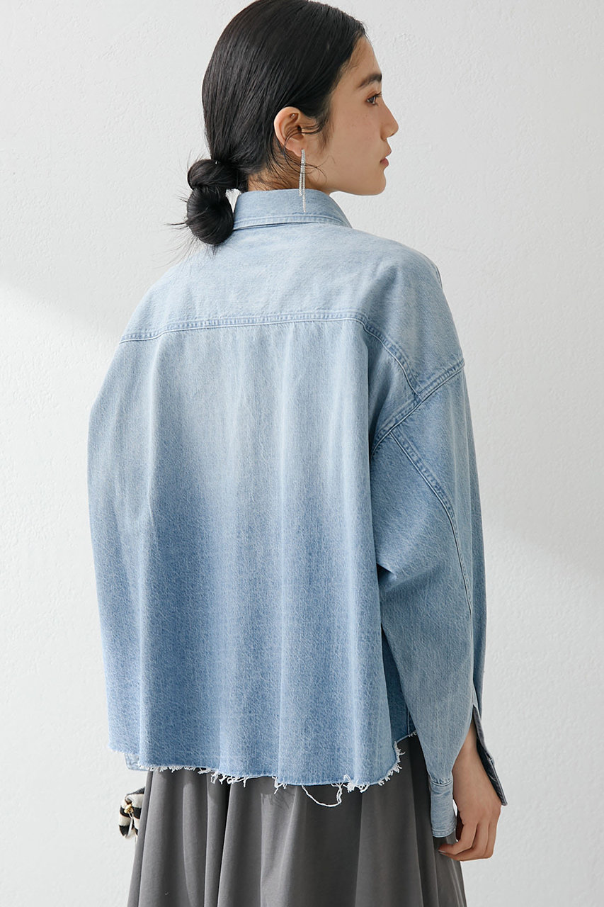 Whim Gazette(ウィム ガゼット)｜デニムシャツ/サックスブルー の通販