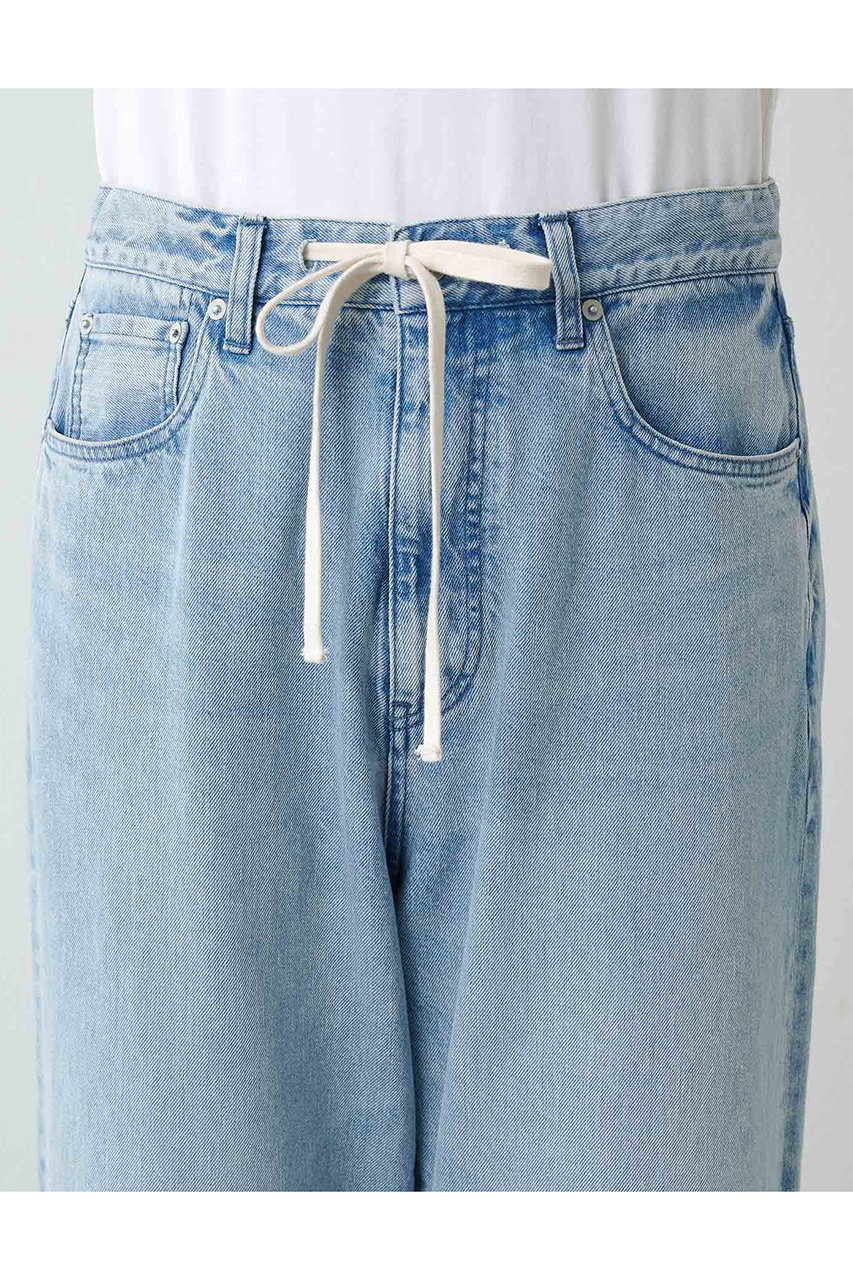 Whim Gazette(ウィム ガゼット)｜ドロストデニムパンツ/ブルー の通販