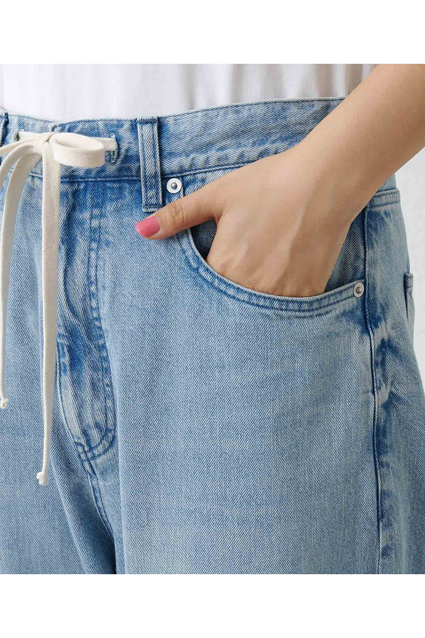 Whim Gazette(ウィム ガゼット)｜ドロストデニムパンツ/ブルー の通販