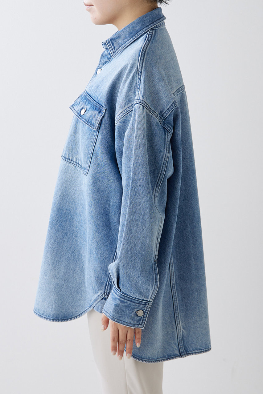 Whim Gazette(ウィム ガゼット)｜ドロップデニムシャツ/インディゴ