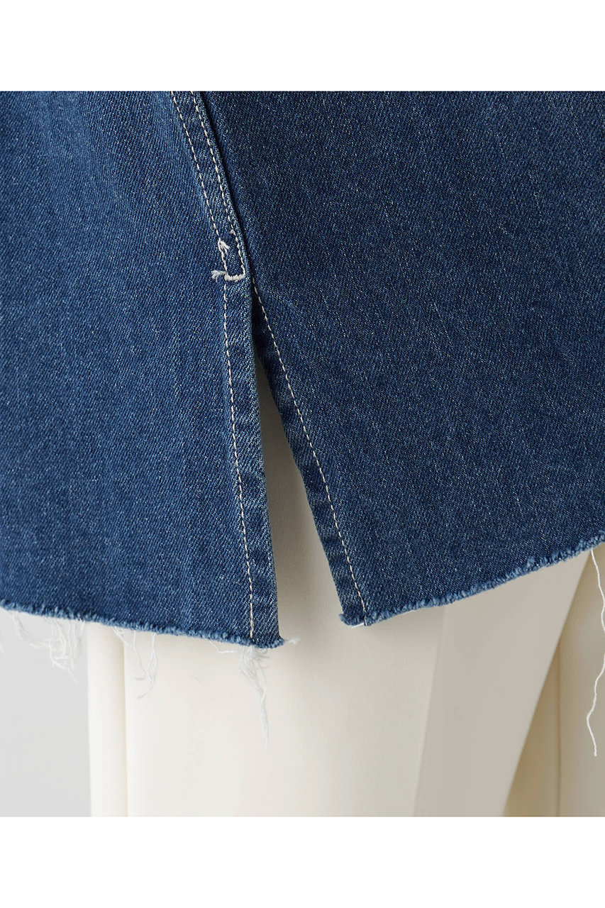 Whim Gazette(ウィム ガゼット)｜デニムフーディー/ブルー の通販