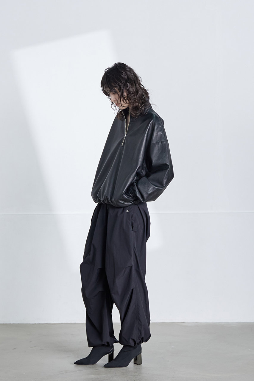 sisii(シシ)｜【UNISEX】パラシュートパンツ/ブラック の通販