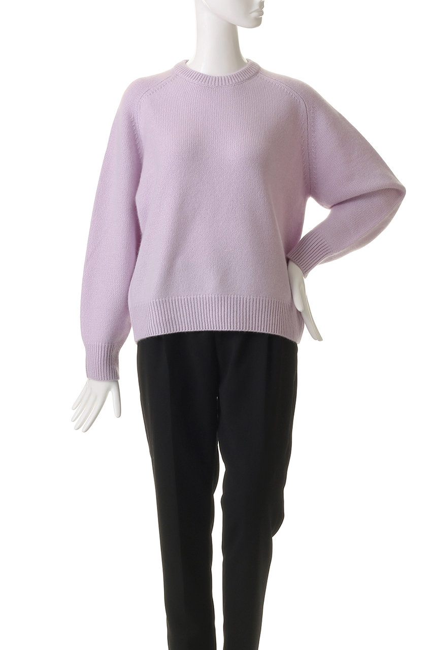 ebure(エブール)｜ローゲージカシミア クルーネックプルオーバー