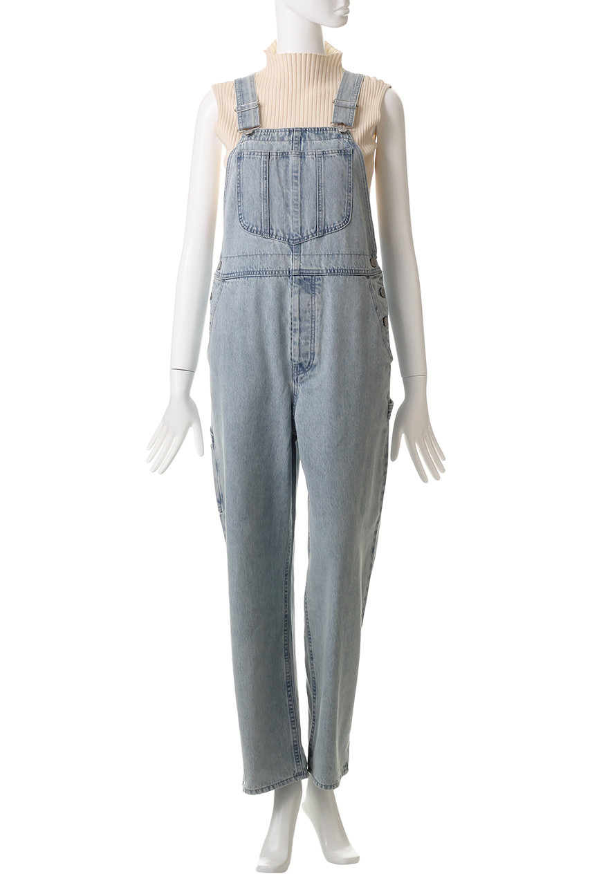 CLANE(クラネ)｜WAIST ADJUST OVERALLS/オーバーオール/BLUE の通販