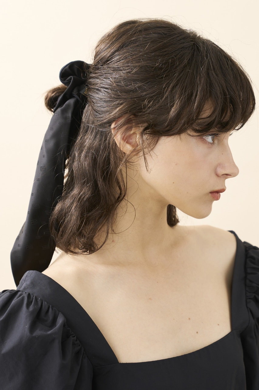 ALEXANDRE DE PARIS(アレクサンドル ドゥ パリ)｜シュシュ/ブラック(N2