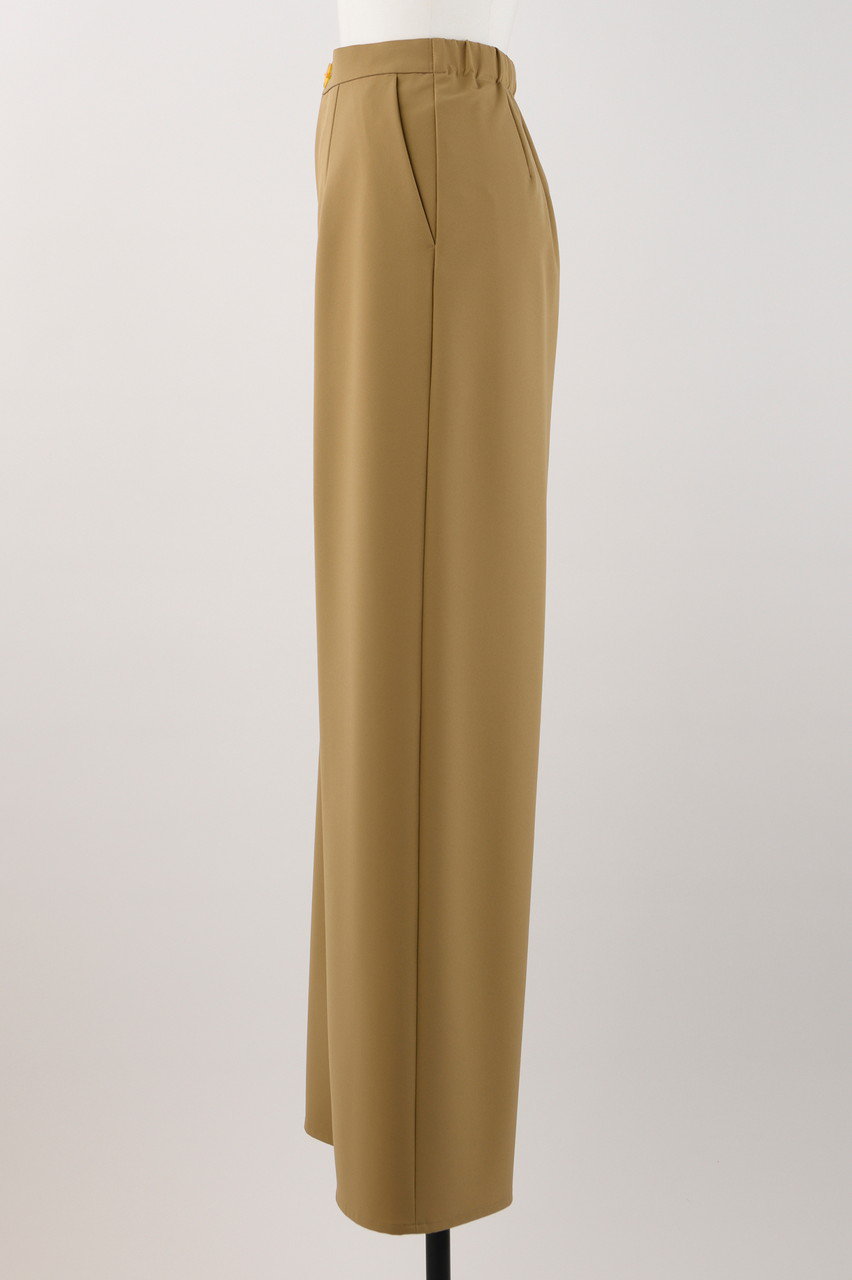 nagonstans ワイド タック パンツ ベージュ ドローストリング S 【公式