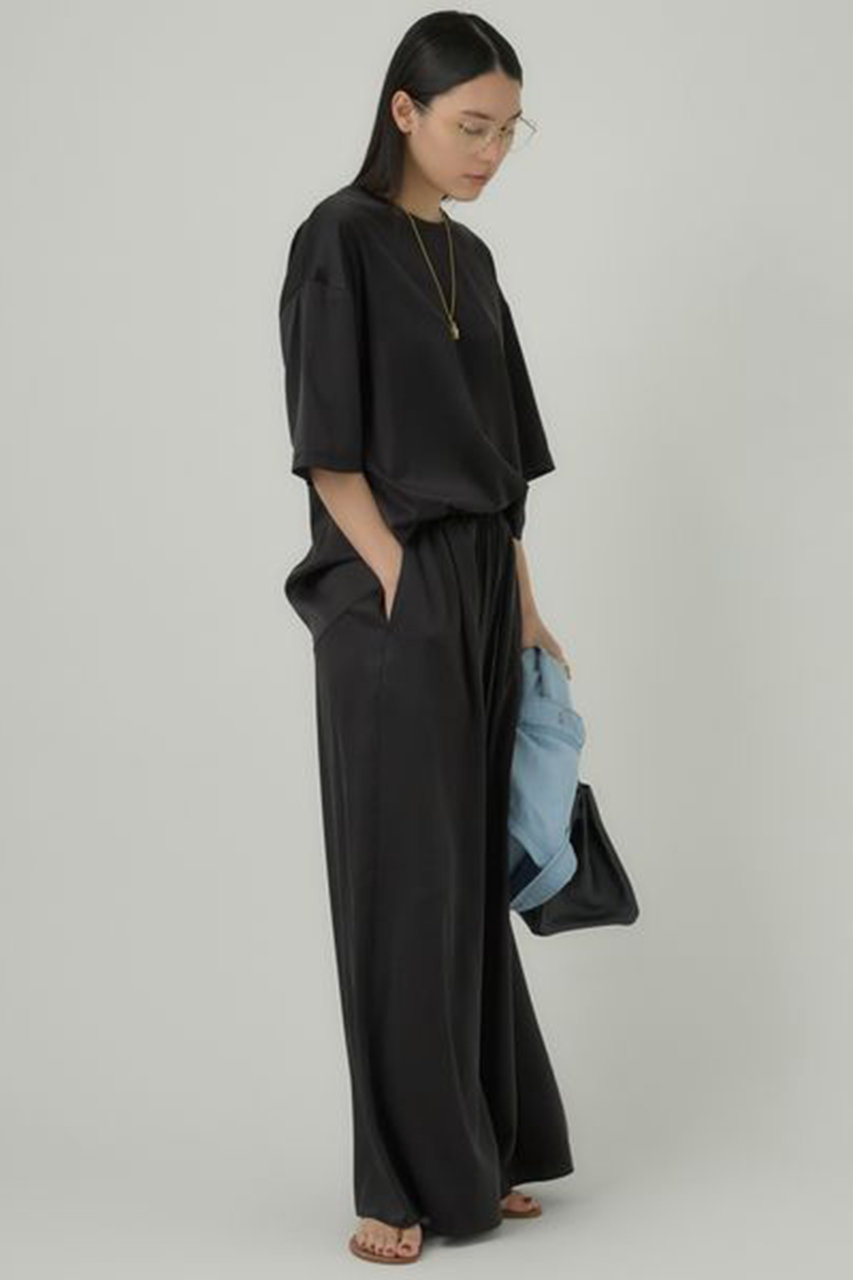 Chaos(カオス)｜サンディングシルクTシャツ/ブラック の通販