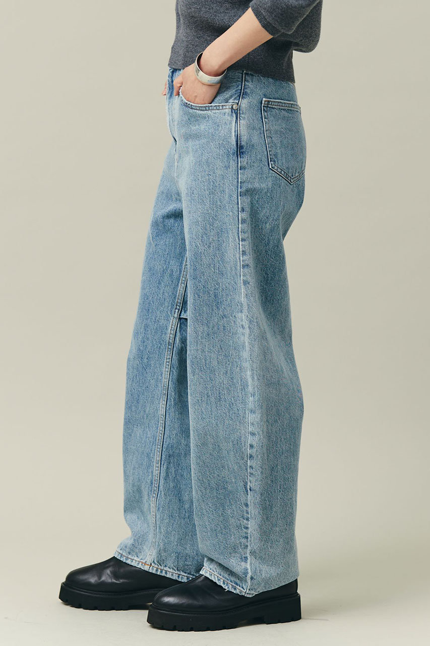 Curensology(カレンソロジー)｜〈&RC〉カーヴィーデニムパンツ/ブルー