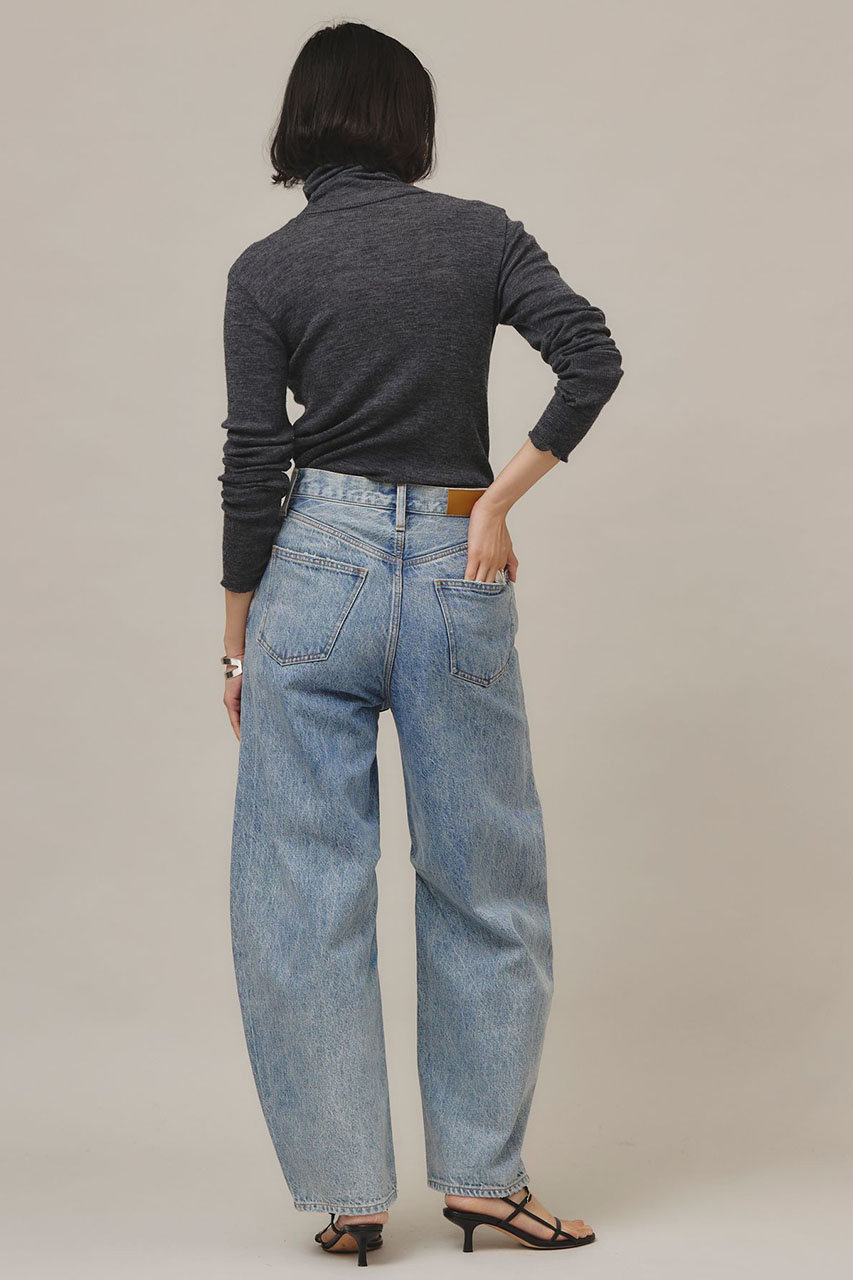 Curensology(カレンソロジー)｜〈&RC〉カーヴィーデニムパンツ/ブルー