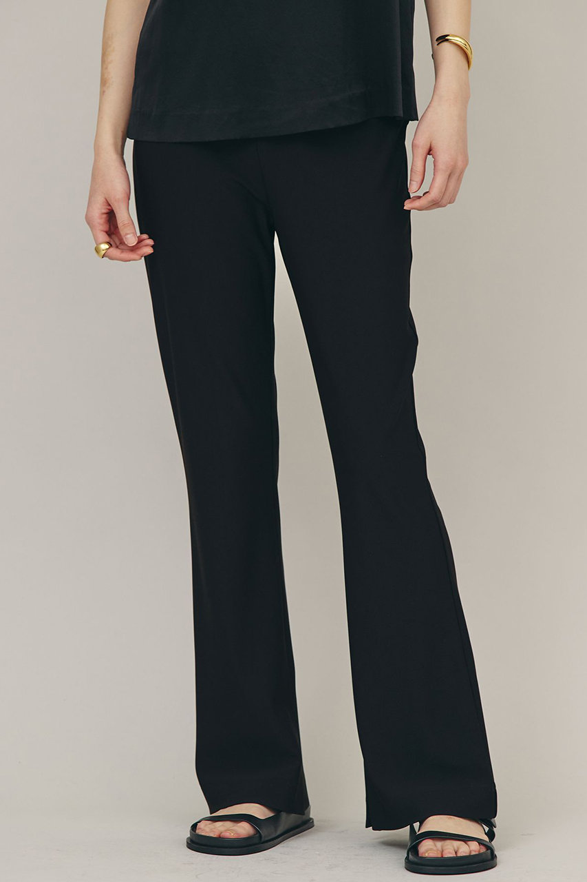 Curensology(カレンソロジー)｜ハイテンションフレアパンツ/ブラック