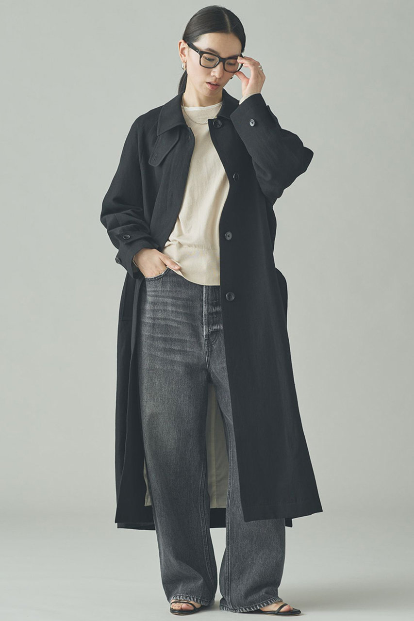 Curensology(カレンソロジー)｜リネンウールステンカラーコート