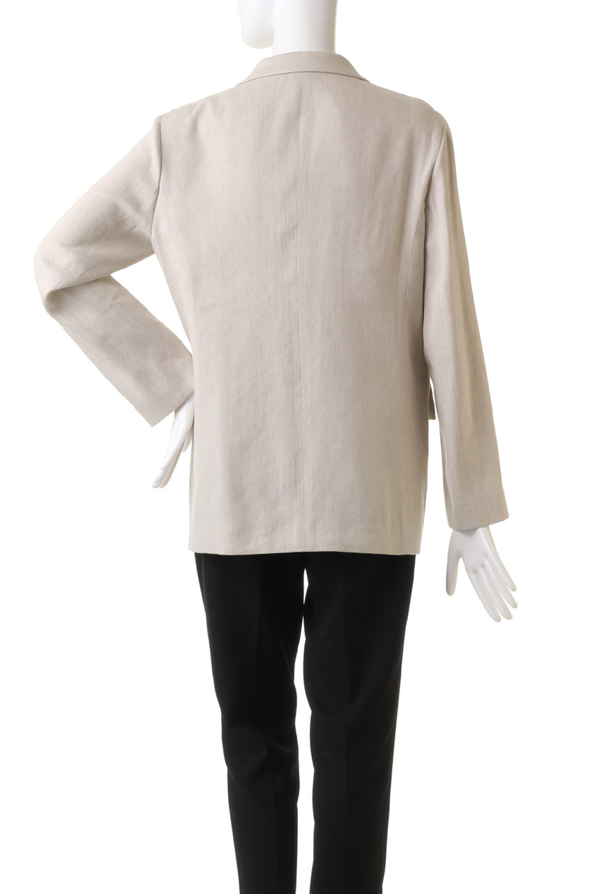 ANAYI(アナイ)｜リネンストレッチダブルジャケット/ベージュ の通販