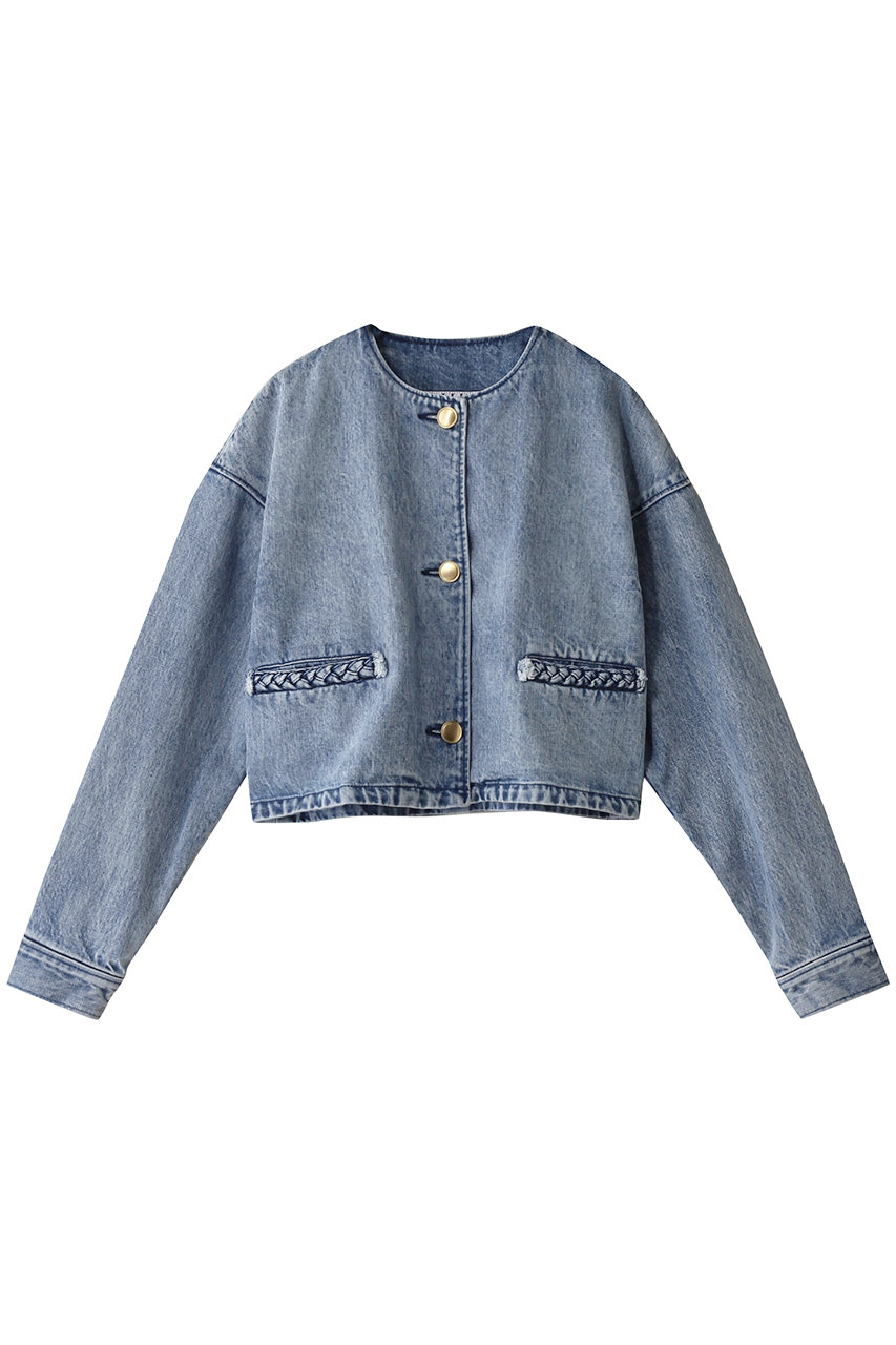 THIRD MAGAZINE(サードマガジン)｜ノーカラーデニムジャケット