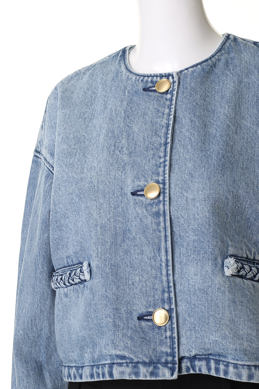 THIRD MAGAZINE(サードマガジン)｜ノーカラーデニムジャケット