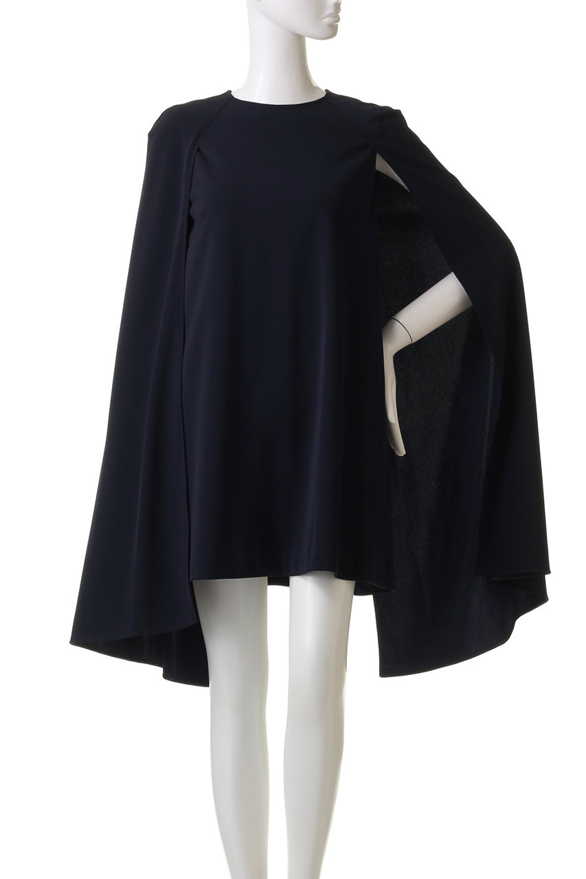 LE PHIL(ル フィル)｜ケープドレス/ブラック の通販｜ELLESHOP・(エル