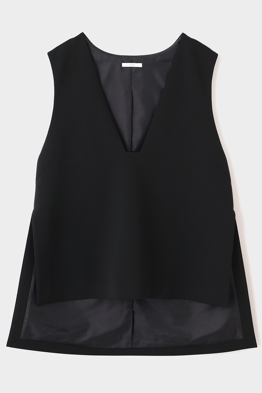 LE PHIL(ル フィル)｜スキューバーダンボールジレ/ブラック の通販