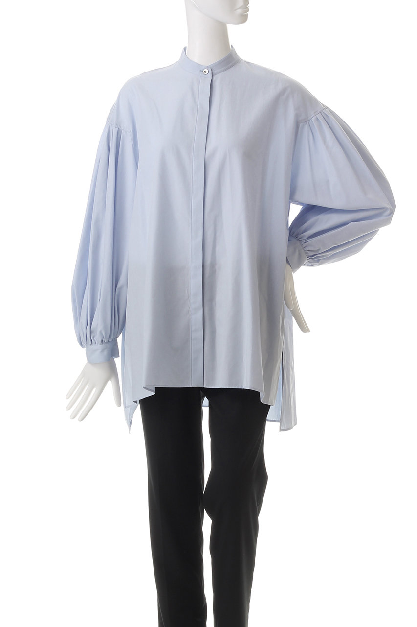 LE PHIL(ル フィル)｜タイプライターギャザーブラウス/ホワイト の通販