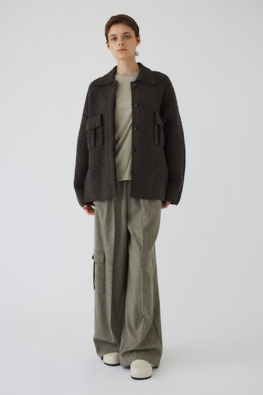 RIM.ARK(リムアーク)｜Knit blouson/ブルゾン/ブラウン の通販