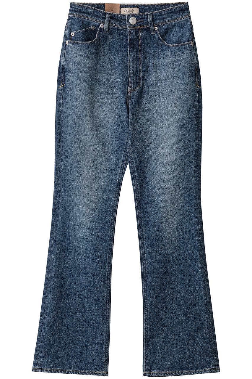 YANUK(ヤヌーク)｜セミフレアデニム/ヘイジーナイトブルー の通販