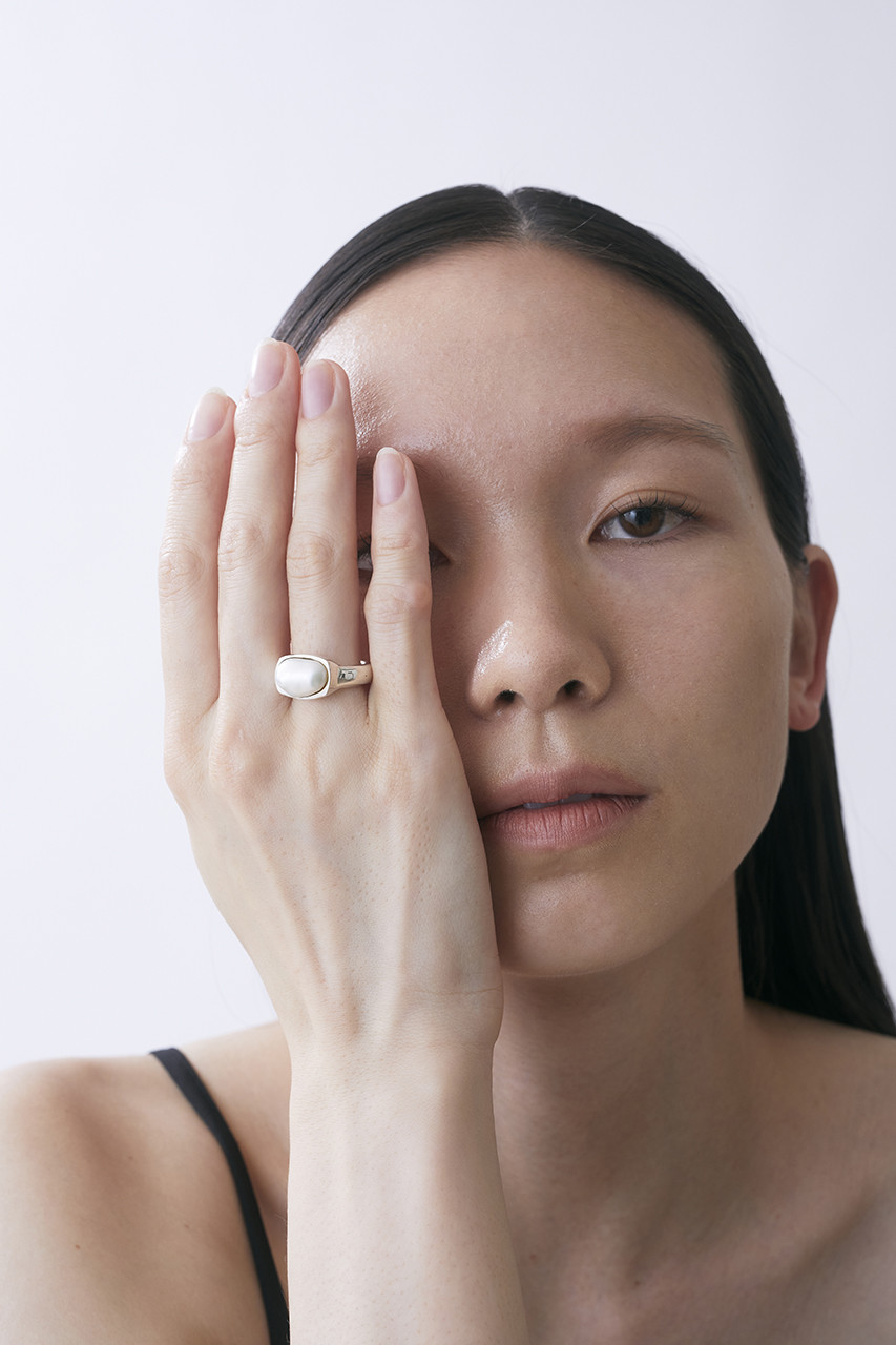 PLOW(プラウ)｜Pearl リング/シルバー の通販｜ELLESHOP・(エル