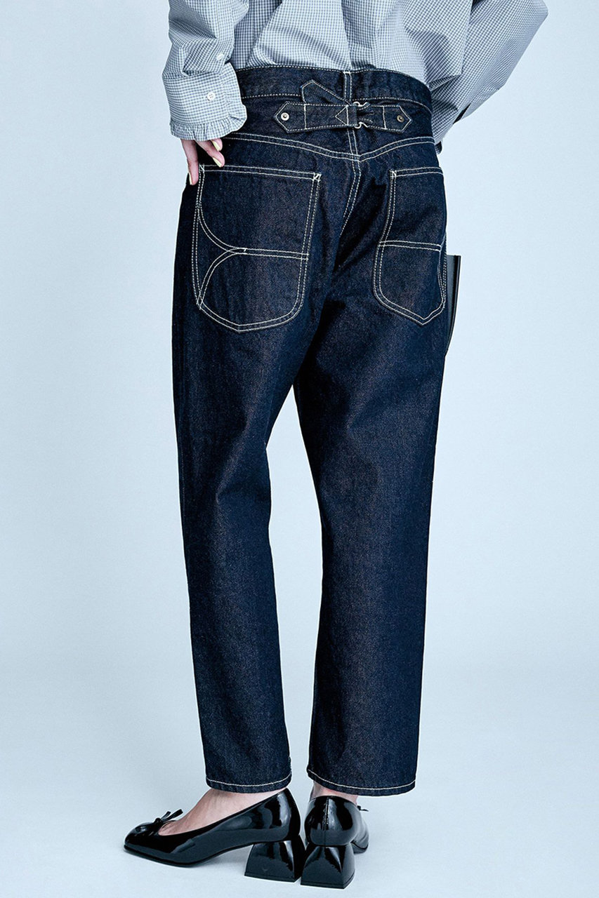 BRILL(ブリル)｜ボタンフライデニムパンツ/ブルー の通販｜ELLESHOP