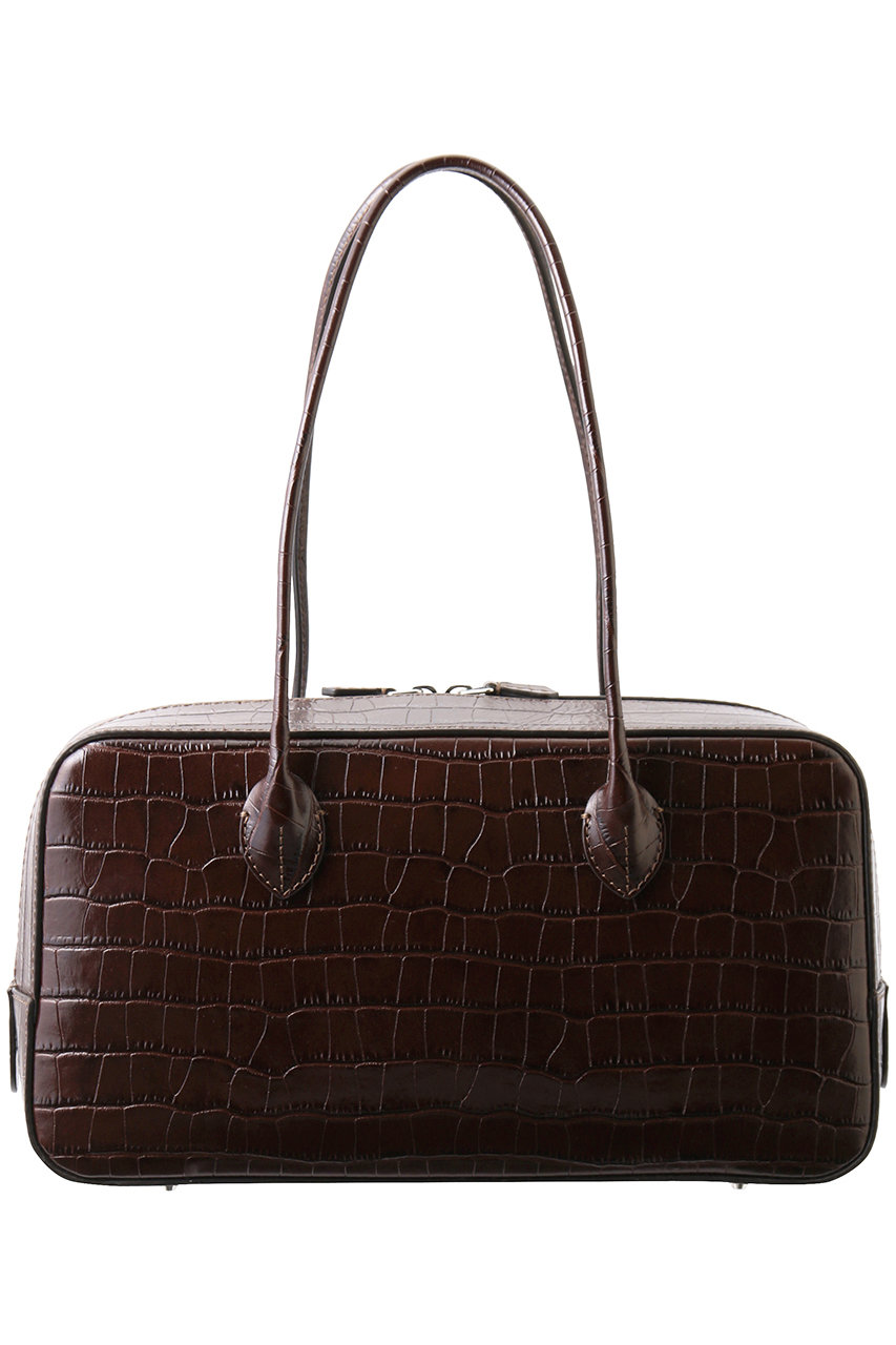 j.(ジェイドット)｜【MAISON CANAU】EWボックスボストン/クロコ