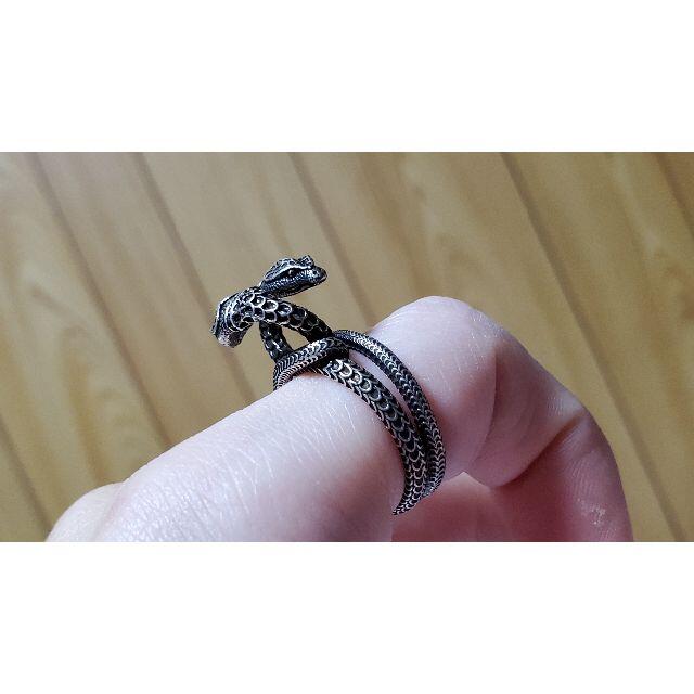 GUCCI - 正規未 レア グッチ ガーデン スネークリング 13 双蛇