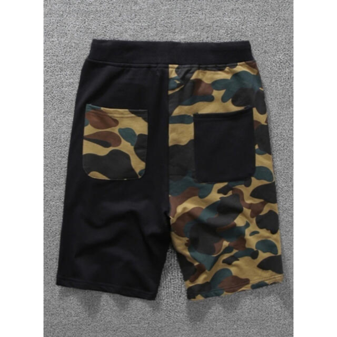 A BATHING APE - A BATHING APE ハーフパンツ ショートパンツ 黒