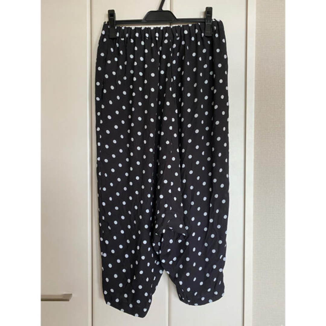 COMME des GARCONS - コムコム コムデギャルソン 水玉パンツ 黒 ドット