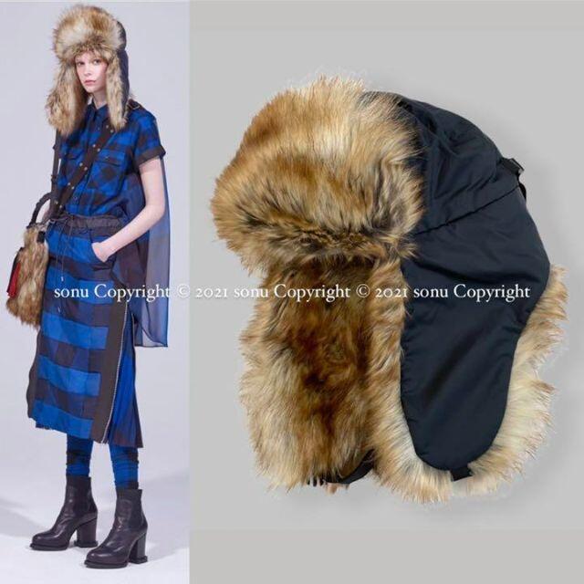 sacai - 窪塚 着用 2018AW sacai サカイ ファー フライト キャップの