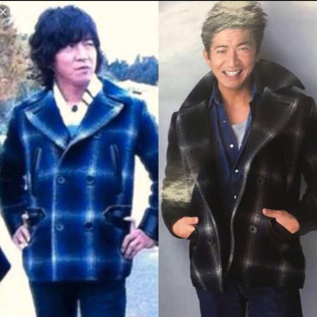 TENDERLOIN - テンダーロイン チェック Pコート ジャケット キムタク着