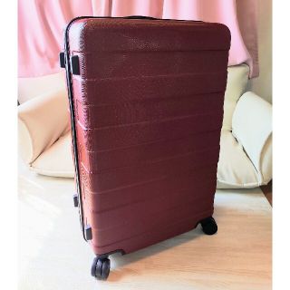MUJI (無印良品)（スーツケース/キャリーバッグ ・ レッド/赤色系）の