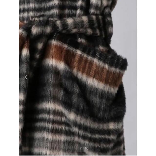 Drawer - 33万円☆新品☆ブラミンク blamink☆アルパカチェックコート