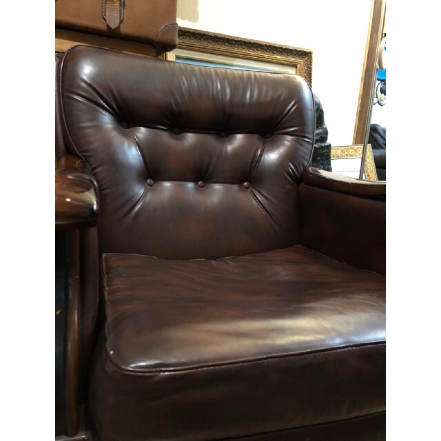 カリモク家具 - 専用です オールドカリモク karimoku 1人掛けソファ