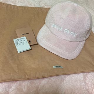 MIU MIU（キャップ ・ ピンク/桃色系）のフリマアイテム一覧