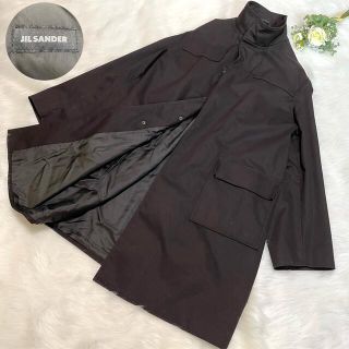 JIL SANDER - JILSANDER ジルサンダー コットン スタンドカラー コート